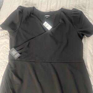 Express Black Midi dress